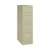 Hirsh Industries 15 in W 4 Drawer File Cabinets, Putty, Letter 14028